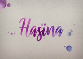 Hasina Watercolor Name DP