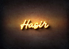 Glow Name Profile Picture for Hasir