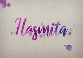 Hasmita Watercolor Name DP