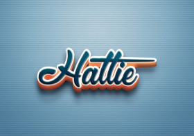 Cursive Name DP: Hattie