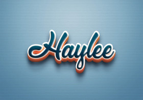 Cursive Name DP: Haylee