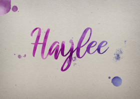 Haylee Watercolor Name DP