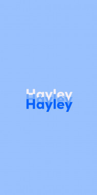 Name DP: Hayley