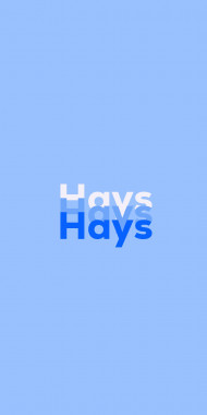 Name DP: Hays