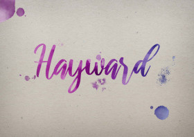 Hayward Watercolor Name DP