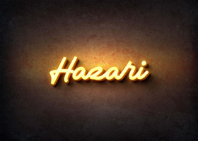 Glow Name Profile Picture for Hazari