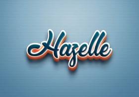 Cursive Name DP: Hazelle