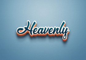 Cursive Name DP: Heavenly