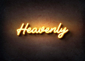Glow Name Profile Picture for Heavenly