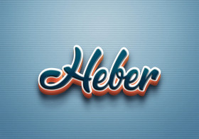 Cursive Name DP: Heber