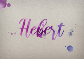 Hebert Watercolor Name DP