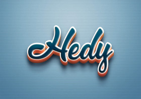 Cursive Name DP: Hedy