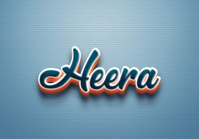 Cursive Name DP: Heera