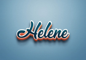 Cursive Name DP: Helene
