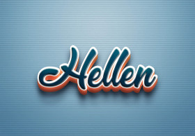 Cursive Name DP: Hellen