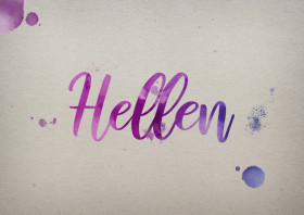Hellen Watercolor Name DP