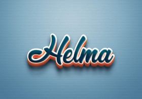 Cursive Name DP: Helma