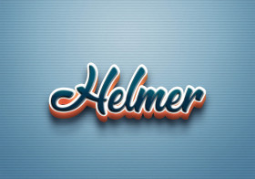 Cursive Name DP: Helmer