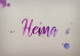 Hema Watercolor Name DP