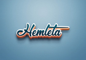 Cursive Name DP: Hemleta