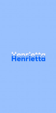 Name DP: Henrietta