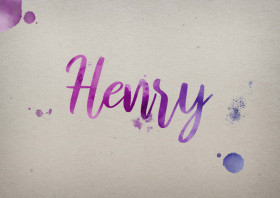 Henry Watercolor Name DP