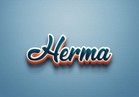 Cursive Name DP: Herma