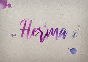 Herma Watercolor Name DP