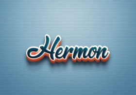 Cursive Name DP: Hermon