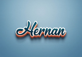 Cursive Name DP: Hernan
