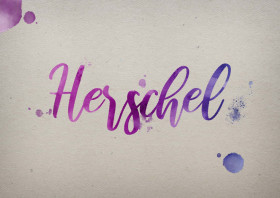 Herschel Watercolor Name DP