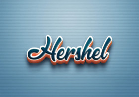 Cursive Name DP: Hershel