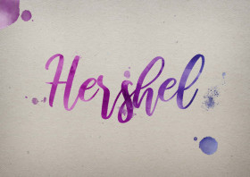 Hershel Watercolor Name DP