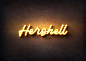Glow Name Profile Picture for Hershell