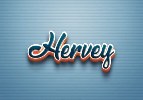 Cursive Name DP: Hervey