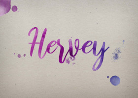 Hervey Watercolor Name DP
