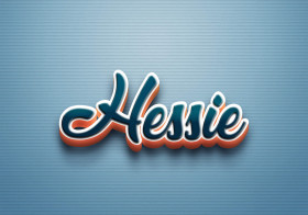 Cursive Name DP: Hessie