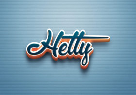Cursive Name DP: Hetty