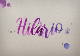 Hilario Watercolor Name DP