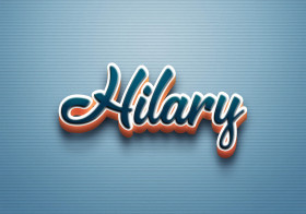 Cursive Name DP: Hilary