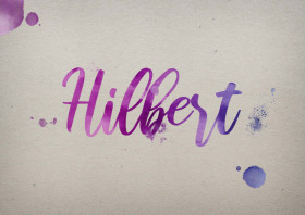 Hilbert Watercolor Name DP