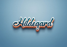 Cursive Name DP: Hildegard