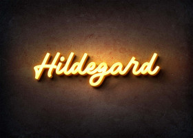 Glow Name Profile Picture for Hildegard