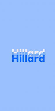 Name DP: Hillard