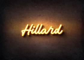 Glow Name Profile Picture for Hillard