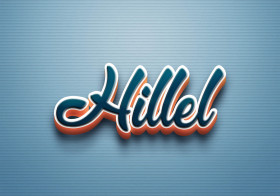Cursive Name DP: Hillel