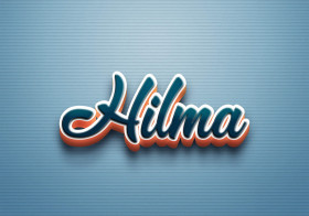 Cursive Name DP: Hilma