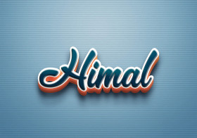 Cursive Name DP: Himal