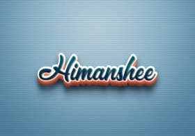 Cursive Name DP: Himanshee