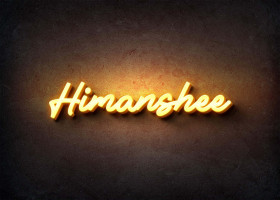 Glow Name Profile Picture for Himanshee